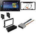 KIT2551 Bundle with Pioneer Multimedia DVD Car Stereo and Installation Kit - for 2005-2007 Ford 500 / Bluetooth Touchscreen; Backup Camera; Double Din Dash Kit