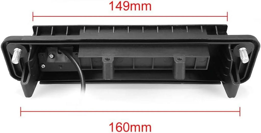 Vlicevrn HD Car Rear View Camera Trunk Handle with Fish Eye Lens Night Vision Backup Parking Camera Liquidproof IP68