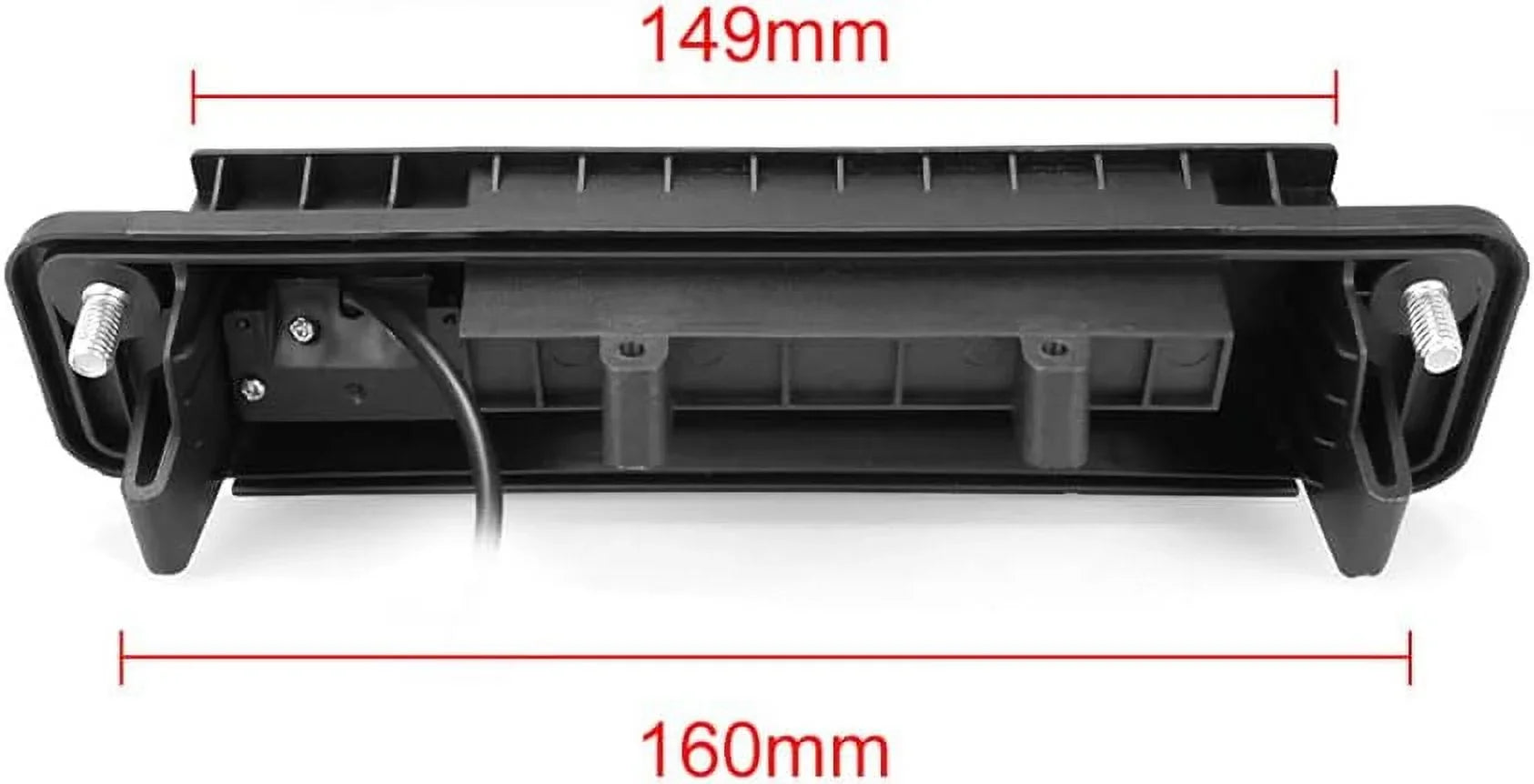 Vlicevrn HD Car Rear View Camera Trunk Handle with Fish Eye Lens Night Vision Backup Parking Camera Liquidproof IP68