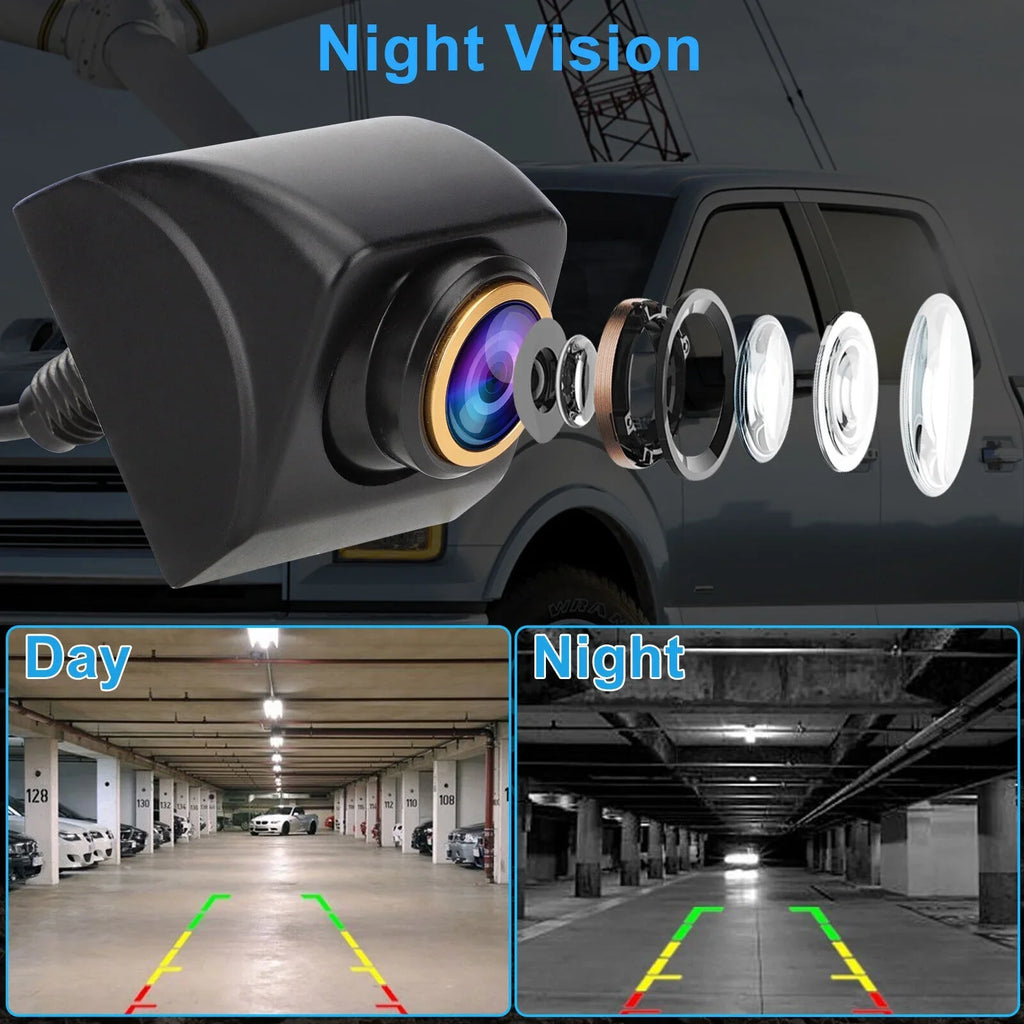 170° Car Rear View Backup Reverse Camera Parking Cam 360° Adjustable Fluidproof