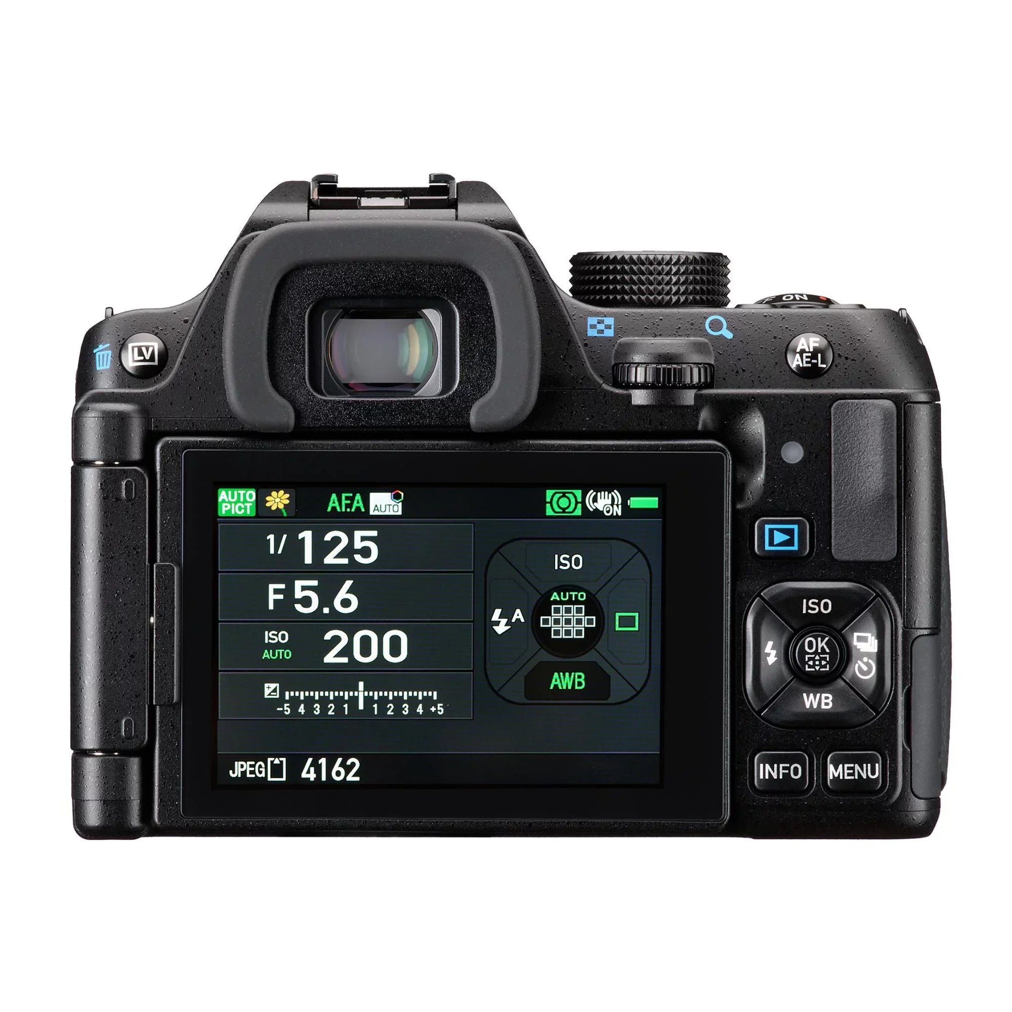 Pentax KF DSLR Camera Body (Black) with Accessory Kit; Software; Memory Card