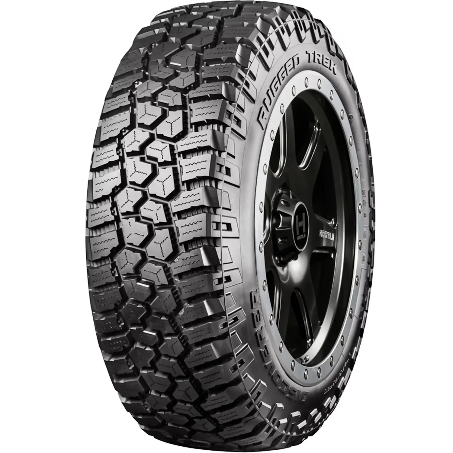 Set of 4 (FOUR) Cooper Discoverer Rugged Trek 265/50R20 111T XL RT R/T Rugged Terrain Tires Fits: 2014-15 Jeep Grand Cherokee Summit; 2019-20 Jeep Grand Cherokee Limited X