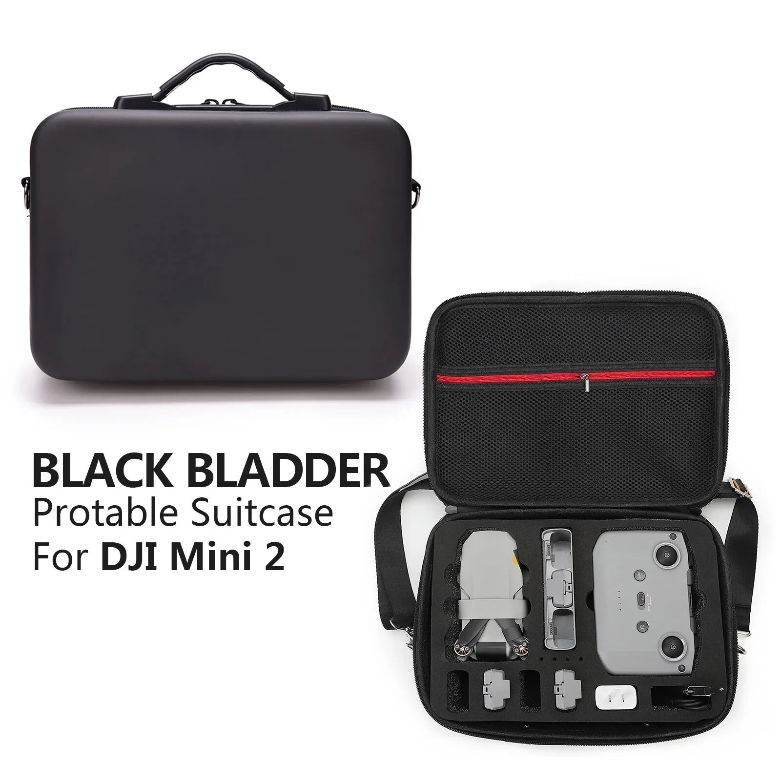 Plutyo Portable Hardshell Carrying Case Liquidproof Storage Case For DJI Mavic Mini 2