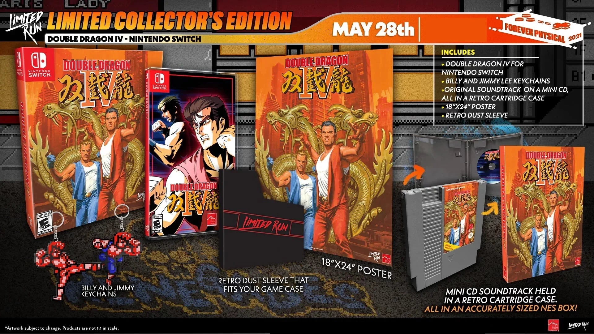 Double Dragon IV - Collector's Edition - Limited Run #107 [Nintendo Switch]