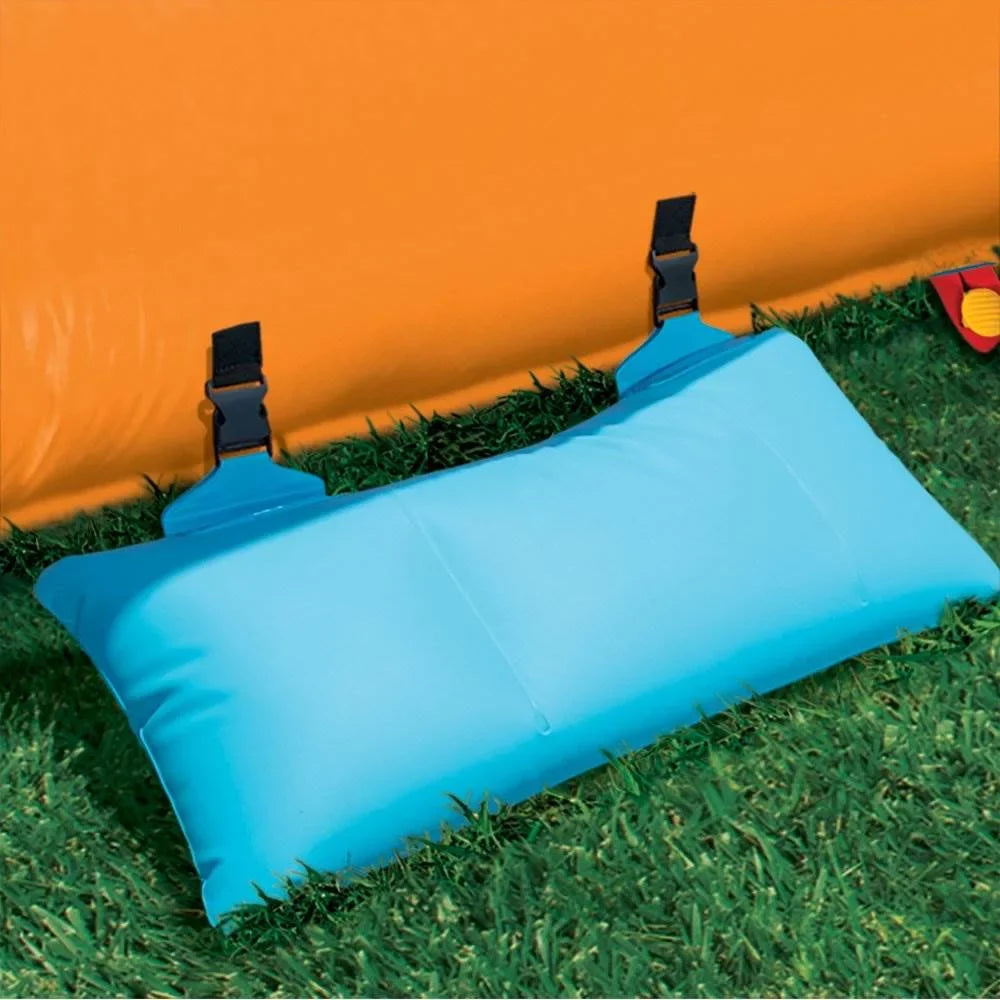 Banzai Sidewinder Falls Inflatable Kiddie Pool with Slides & Cannons (6 Pack)