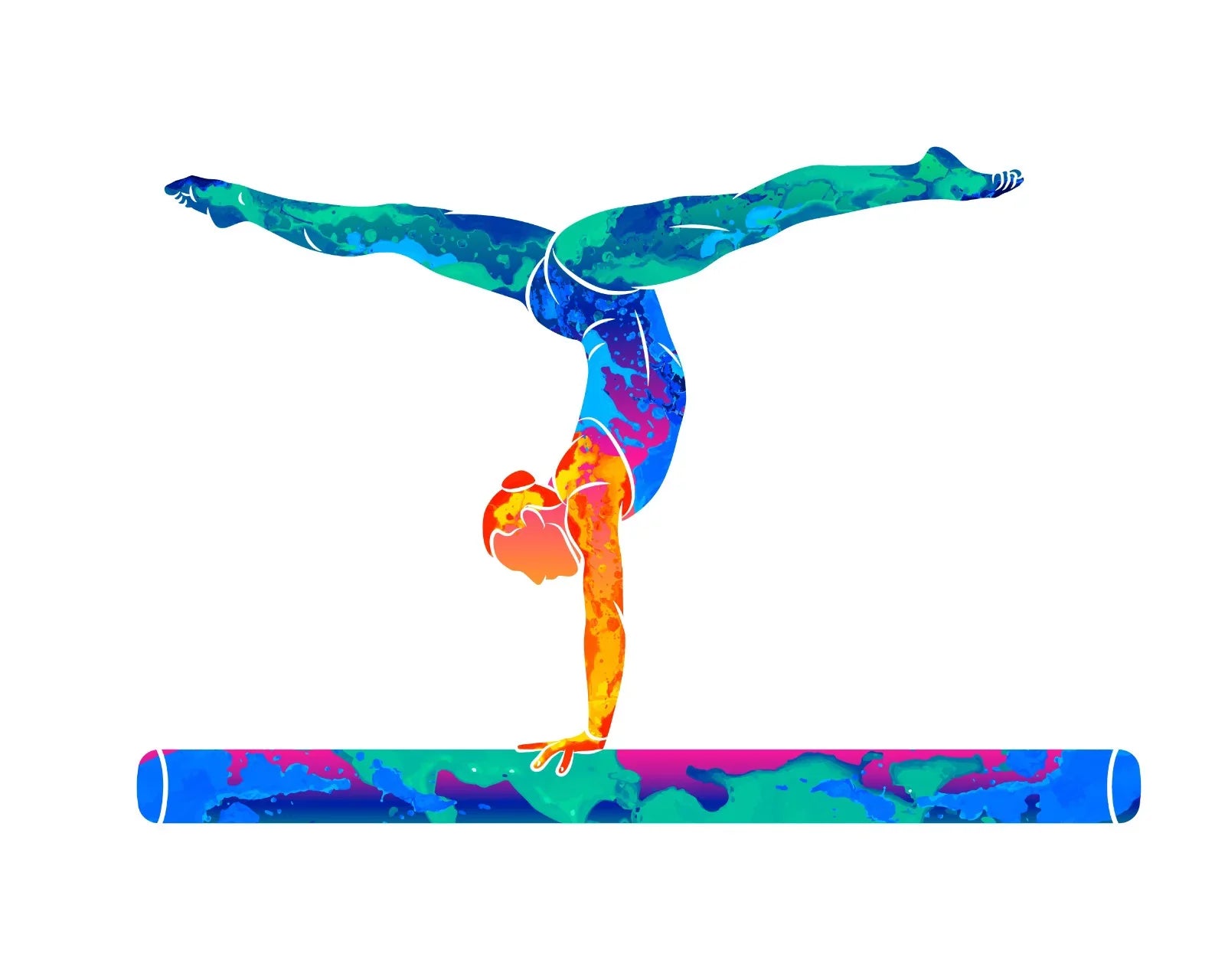 Athletic Bar 8ft Adjustable Acrobatic Tube Beam; High/Low Floor Balance Beam Gymnastics Equipment for Kids/Adults Gymnastics Beam for Gymnastics Competition Training Practice fine Yoga Stretching Pink