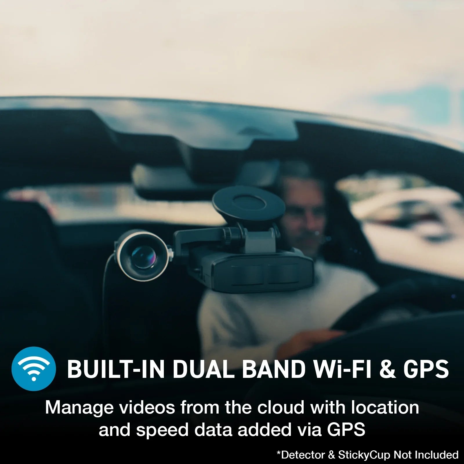ESCORT M2 Smart Dash Cam - 1080p Full HD Video Radar Mounted Dash Camera; Dual Band Wi-Fi & CarPlay
