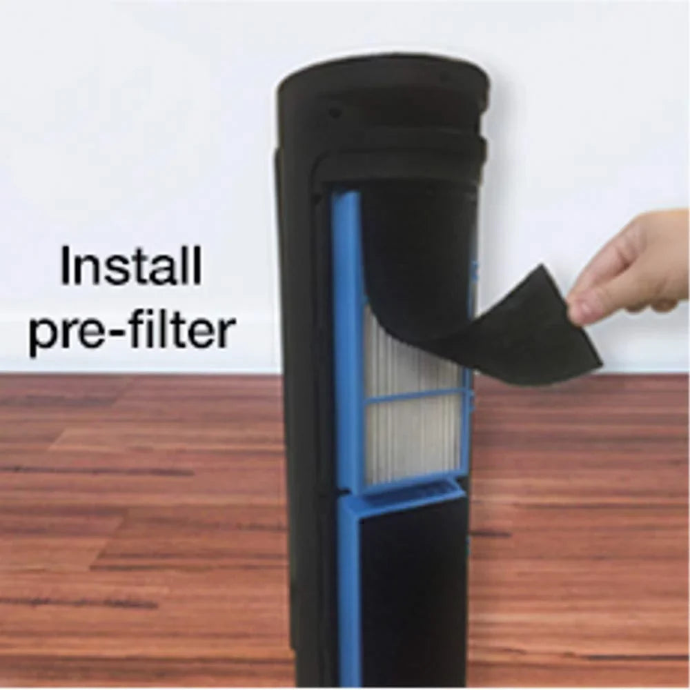 HQRP 12-Pack Carbon Filter for Bionaire BAP242; BAP243; BAP412; BAP422; BAP1242; BAP1412; BAP1422 Air Purifiers
