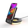 Rexing RS7 3-in-1 Wireless Charging Station; Touch Control; Table-Desk Lamps - Black