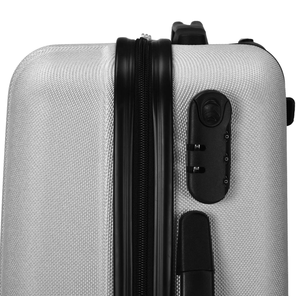 Elite Luggage Omni 3-Piece Hardside Spinner Luggage Set; Grey