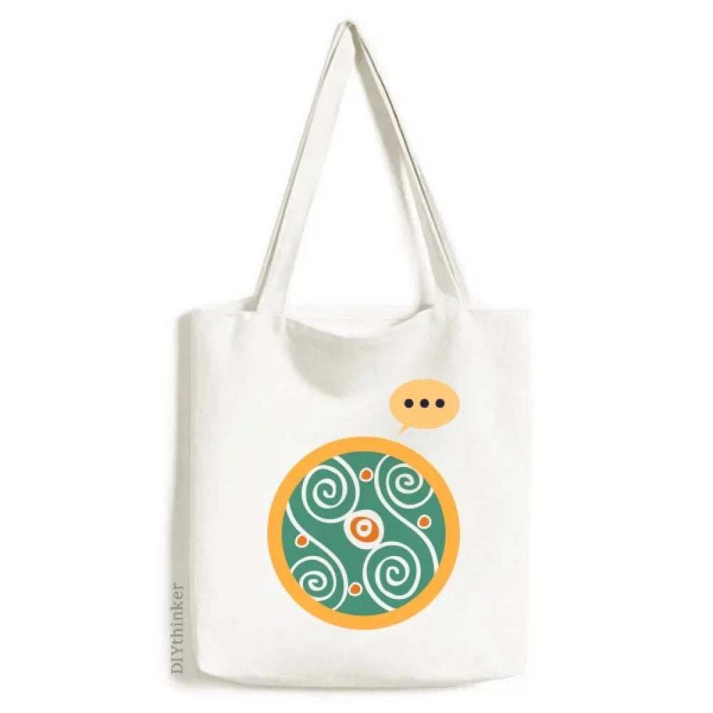 Green s Mexico Totems Ancient Civilization Expression Sack Canvas Tote Shoulder Bag