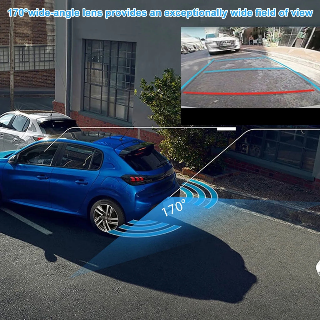 170° Car Rear View Backup Reverse Camera Parking Cam 360° Adjustable Fluidproof
