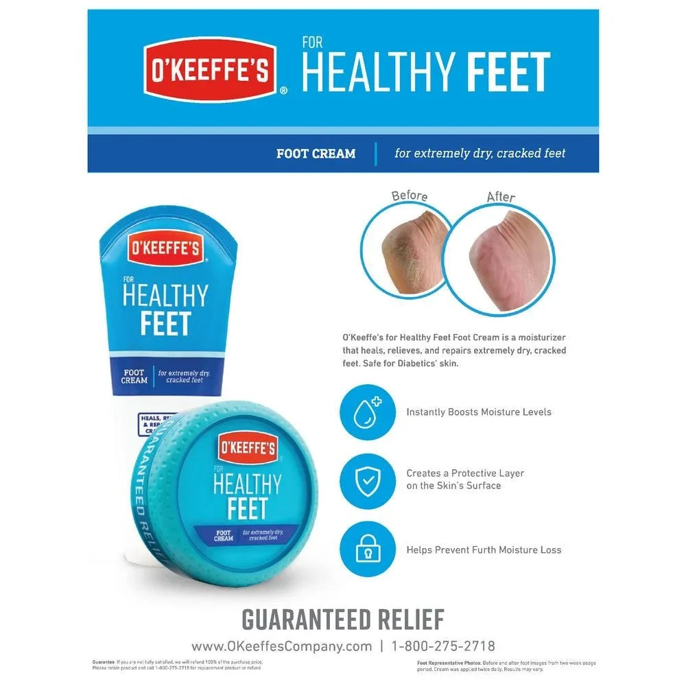 3oz. Healthy Feet Foot Cream (5-Pack)