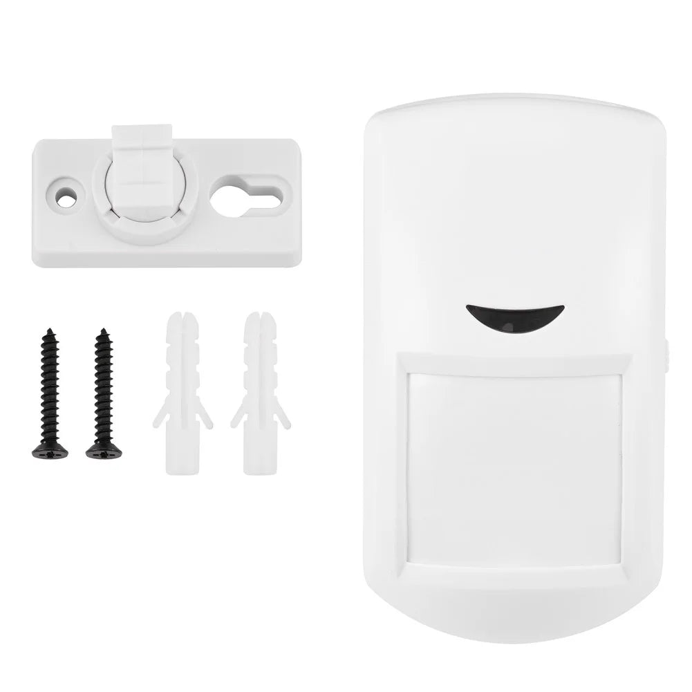 Emoshayoga 433MHz Wireless Passive Infrared Sensor; Wireless Smart Motion Senso PIR Motion Detector for Home Business
