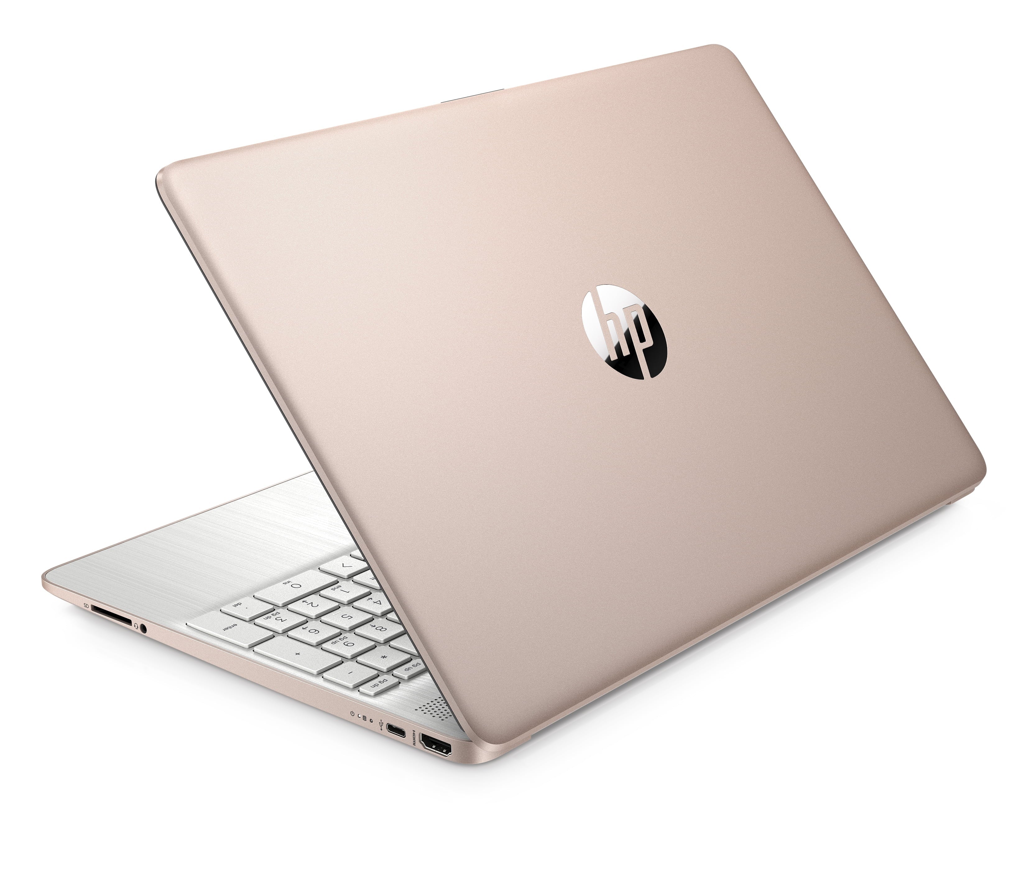 HP 15.6" Notebook FHD AMD Ryzen 5 5500U 16GB RAM 512GB SSD Pale Rose Gold - AMD Ryzen 5 5500U Hexa-Core - 1920 x 1080 FHD IPS Display - AMD Radeon Graphics - 16GB DDR4 RAM - 512GB SSD