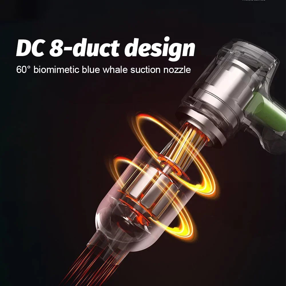 Walmeck Cordless Handheld Vacuum; 13000Pa Strong Suction; 3 in 1 Dust Buster; Air Blower; 20 Mins Runtime