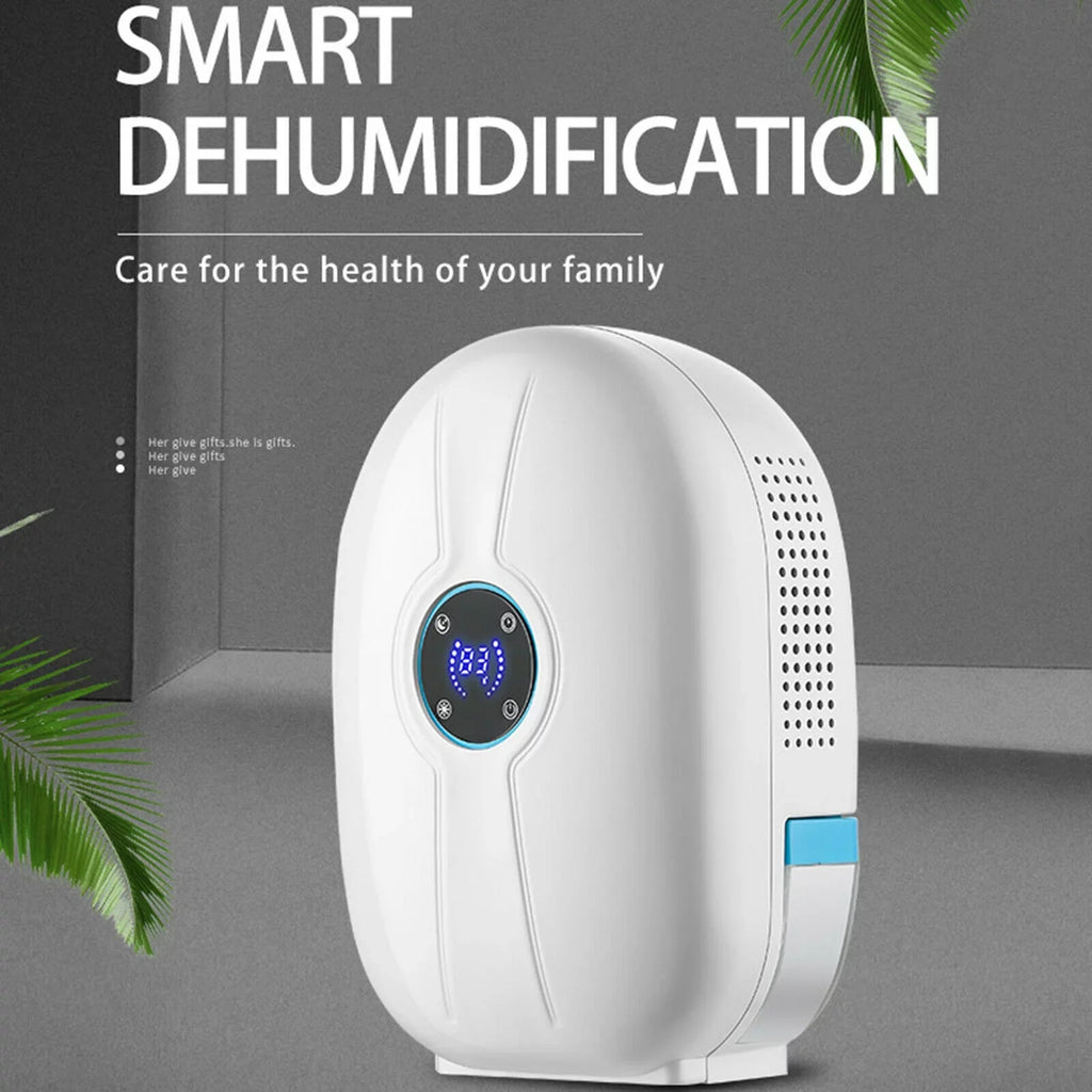 500ml Mini Dehumidifier Digital Home Bedroom Air Dryer Device Remote 22W