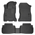 Husky by RealTruck Weatherbeater Front Seat & 2nd Row Floor Mats for Subaru Forester; Specific; HL-95891