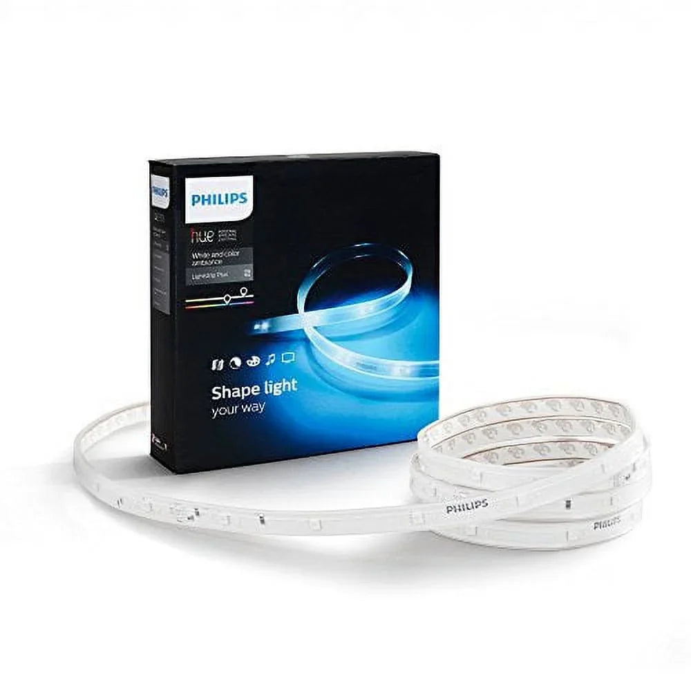 Pre-Owned Philips 800276 Hue Light Strip Plus Dimmable Multi-Color LED Smart Light (Good)