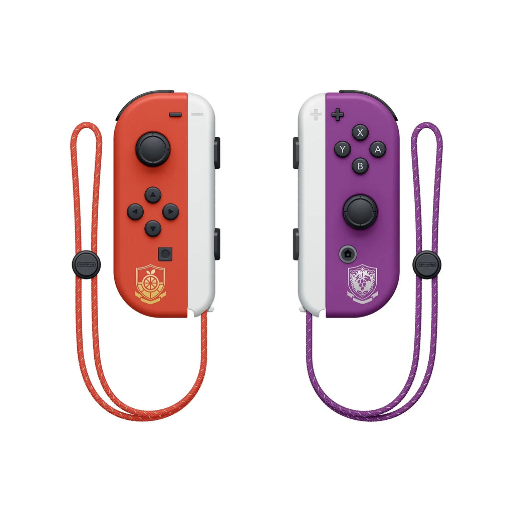 2022 Nintendo Switch OLED Model Pokemon Scarlet & Violet Limited Edition; Pokemon Illustrations 64GB Console; Koraidon and Miraidon Glossy White Dock; Pokemon Scarlet Game and Mytrix Accessories
