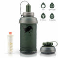 Outdoor Sports 750ml Hollow Fiber UF Collapsible Purifier Filter Bottle