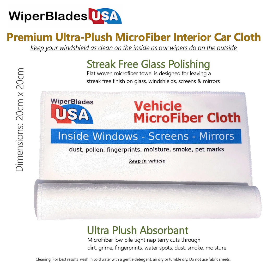 Performance Beam Wipers (Set of 2) compatible with 2004 Kia Spectra