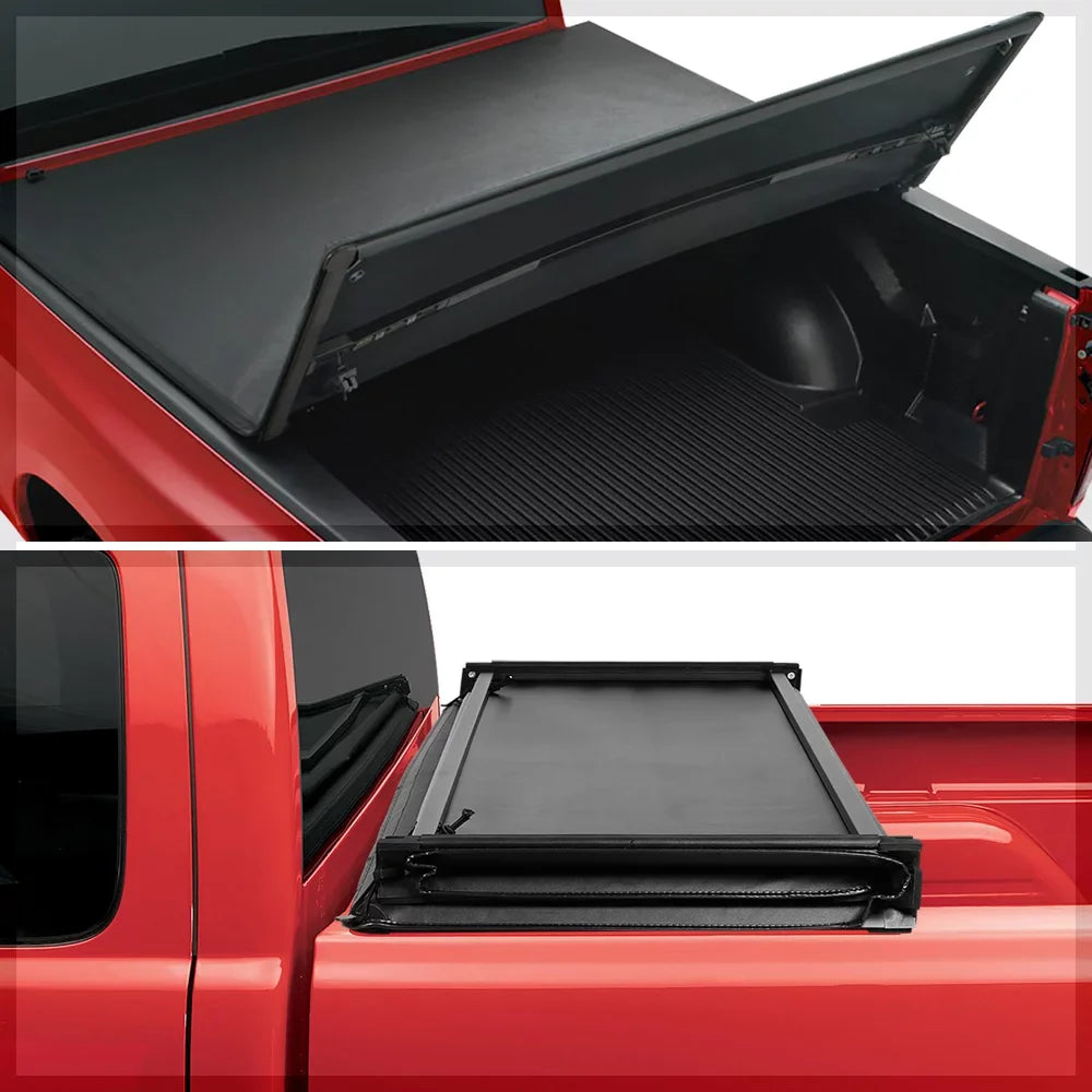Short Bed Truck Tonneau Cover 5Ft Soft Tri-Fold Fleetside for 19-21 Ford Ranger