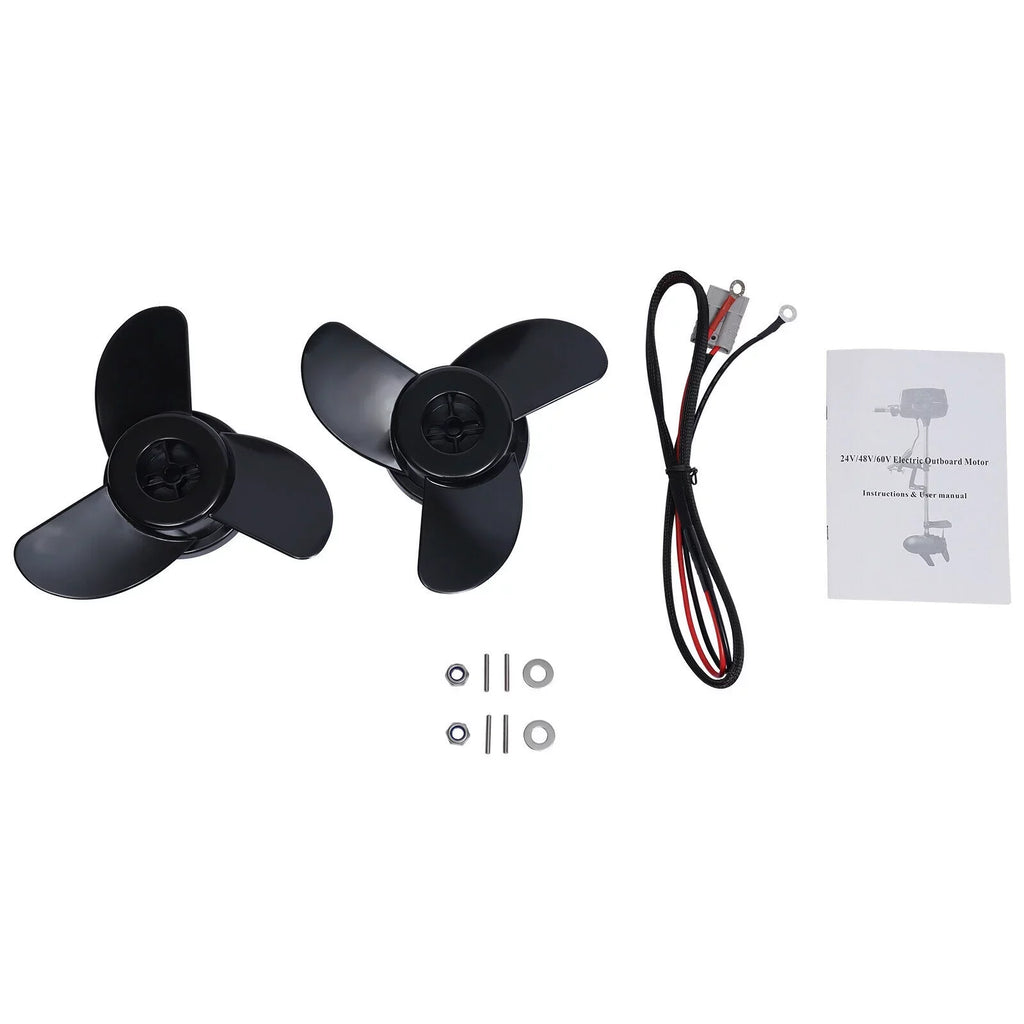 ZhdnBhnos 2.2KW 60V 10HP Heavy Duty Outboard Motor Fishing Boat Engine Powered Brushless Trolling Motor Tiller Control 3000 R/Min