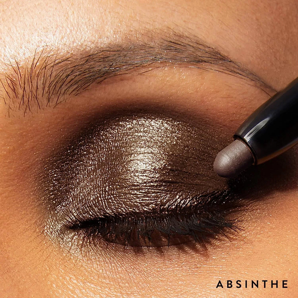 LAURA GELLER NEW YORK Make It A Double Dual-Ended Eyeshadow - Absinthe - Cream Eyeshadow Stick + Matching Powder Eyeshadow - Crease-Proof and Smudge-Proof