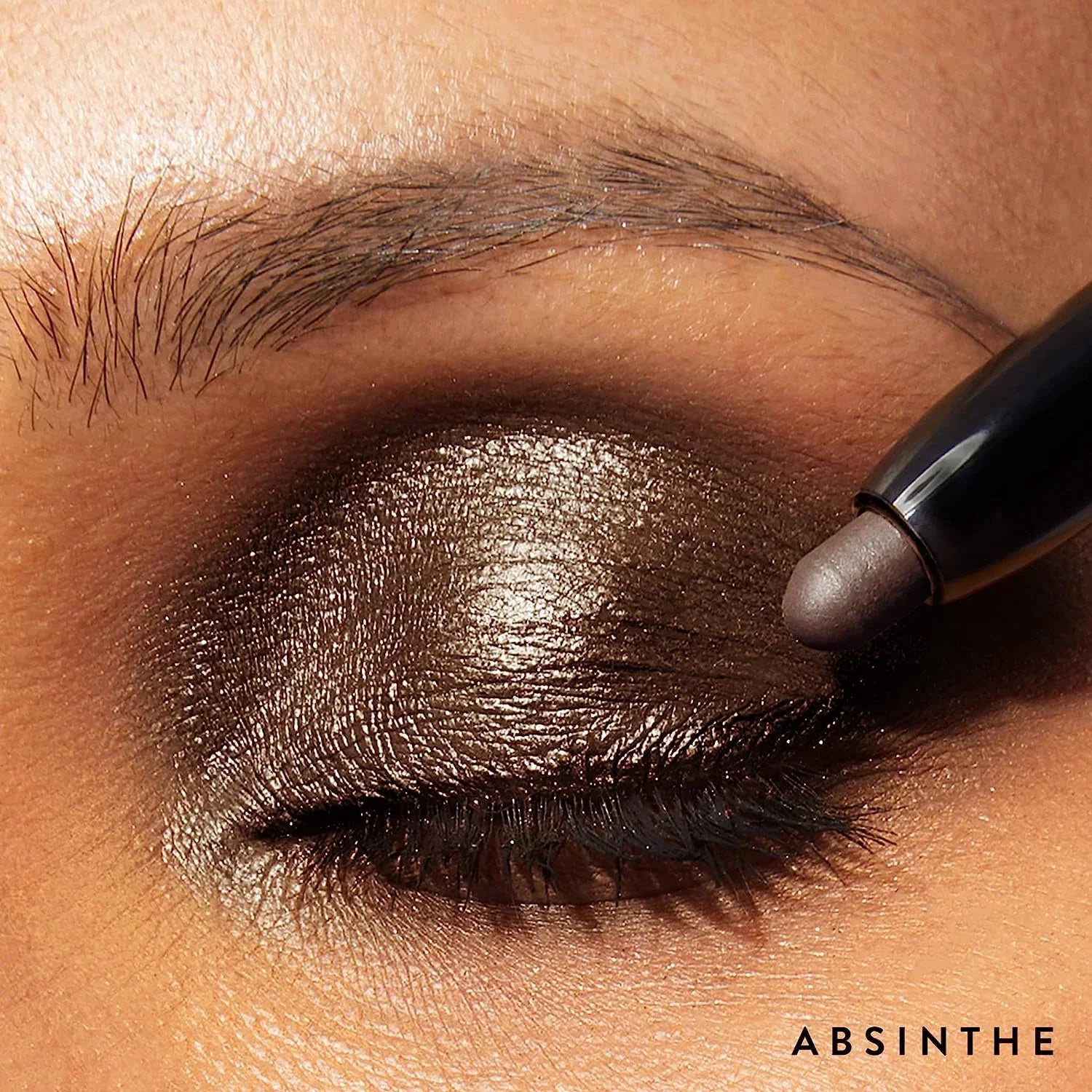 LAURA GELLER NEW YORK Make It A Double Dual-Ended Eyeshadow - Absinthe - Cream Eyeshadow Stick + Matching Powder Eyeshadow - Crease-Proof and Smudge-Proof