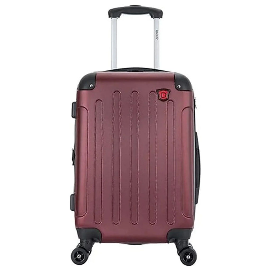 DUKAP INTELY Plastic 4-Wheel Spinner Luggage Wine (DKINT00S-WIN)