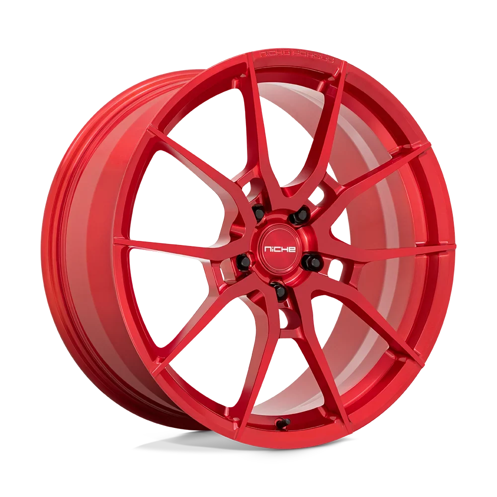 Niche Mono Monoblock Forged Rim M113 20X10 5X115 RED 20MM; T113200090+20