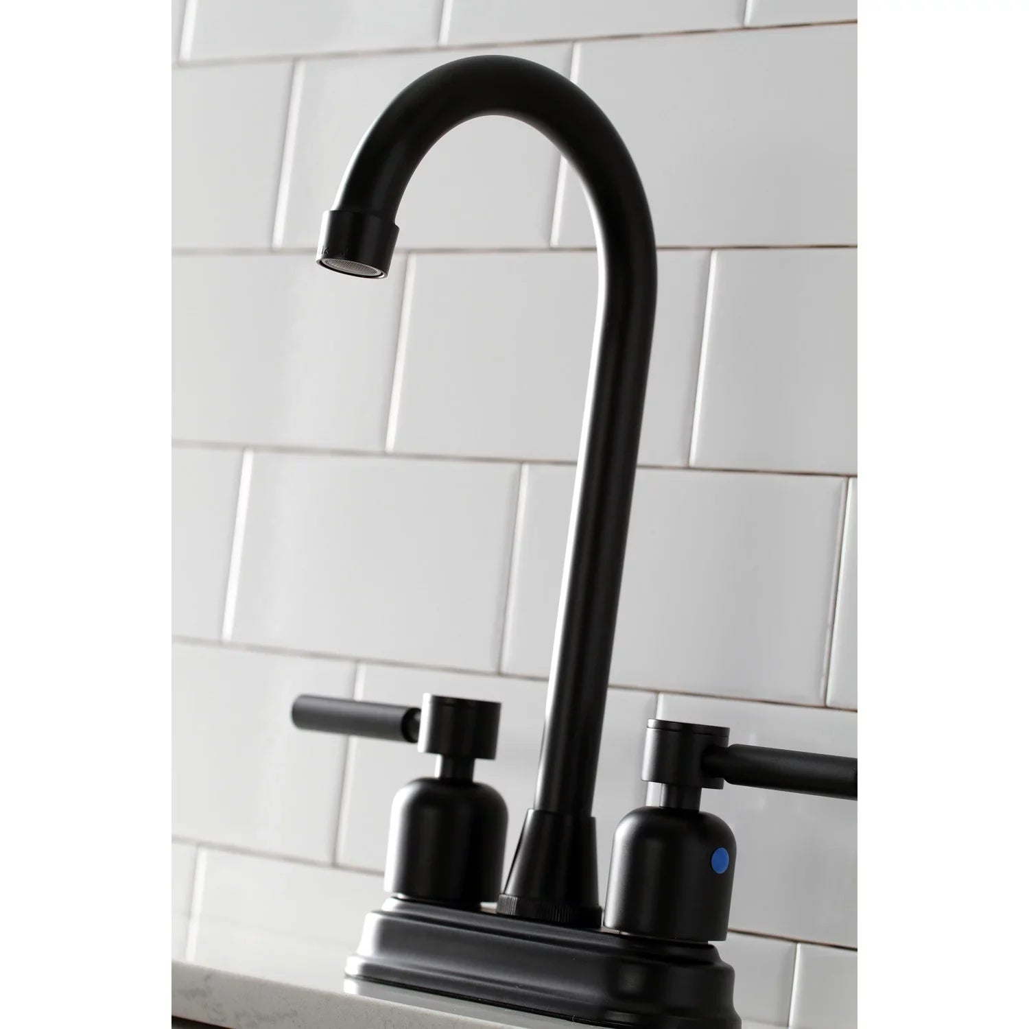 Kingston Brass KB8490DL Concord Bar Faucet; Matte Black