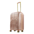 Disney Minnie Mouse 25 cm Rolling Luggage; Molded Hardshell Suitcase with Wheels; Rose Gold