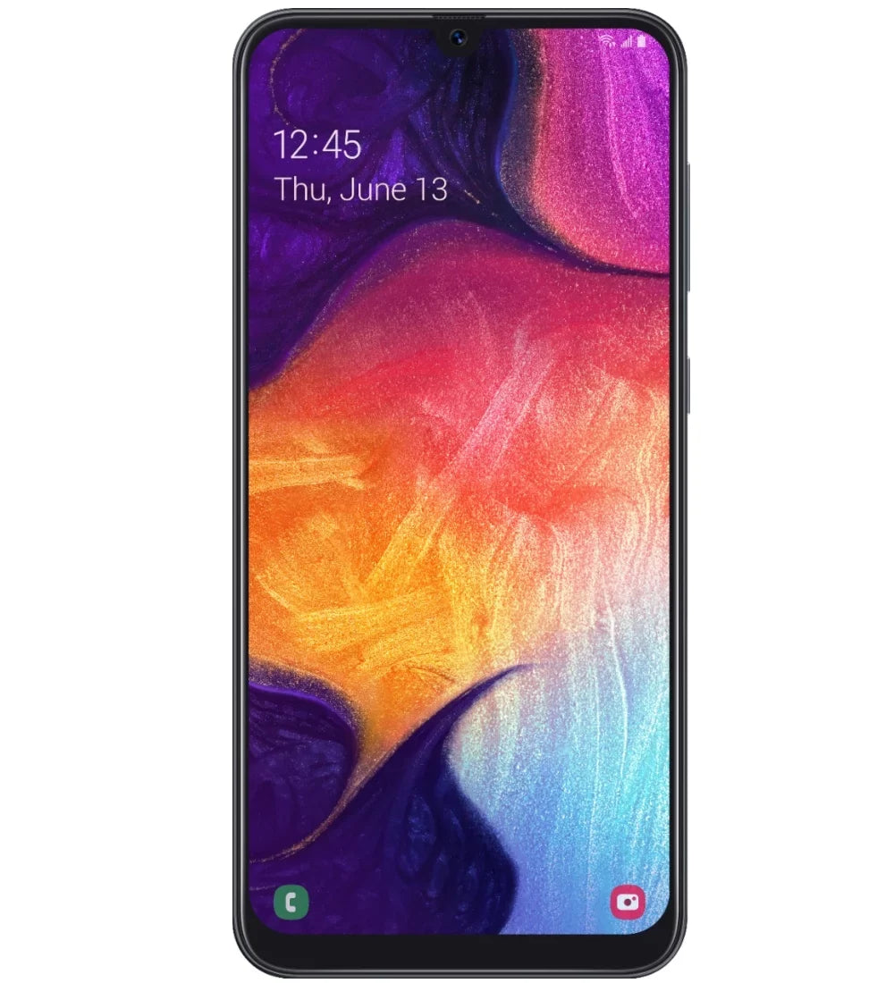 Samsung Galaxy A50; 64GB ; GSM Unlocked ; Black (Excellent Mint Condition; Used) 90 Day Warranty
