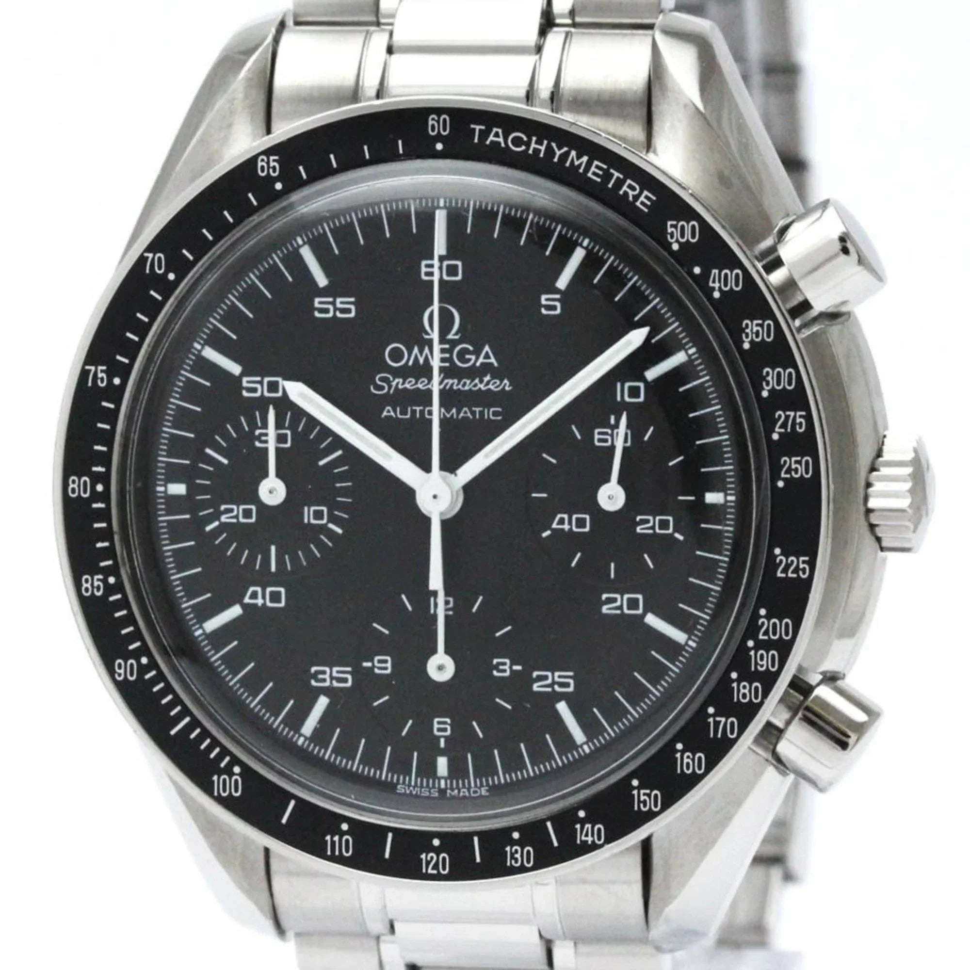 Pre-Owned Polished OMEGA Speedmaster Automatic Steel Mens Watch 3510.50 BF566753 (Good)