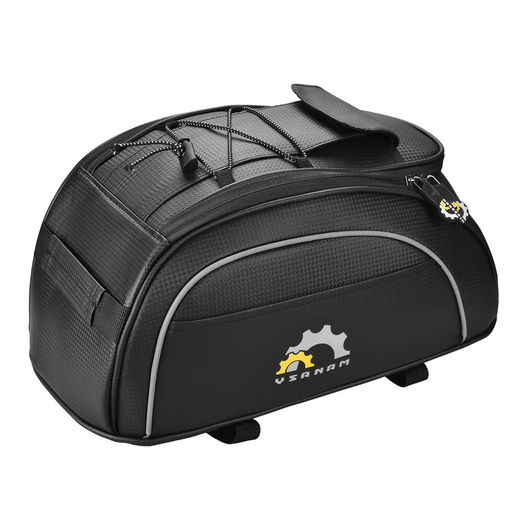Tomshoo Fluidproof Cycling Insulated Cooler Bag MTB Bike Trunk Bag Rear Rack Bag Storage Luggage Carrier Bag Pannier