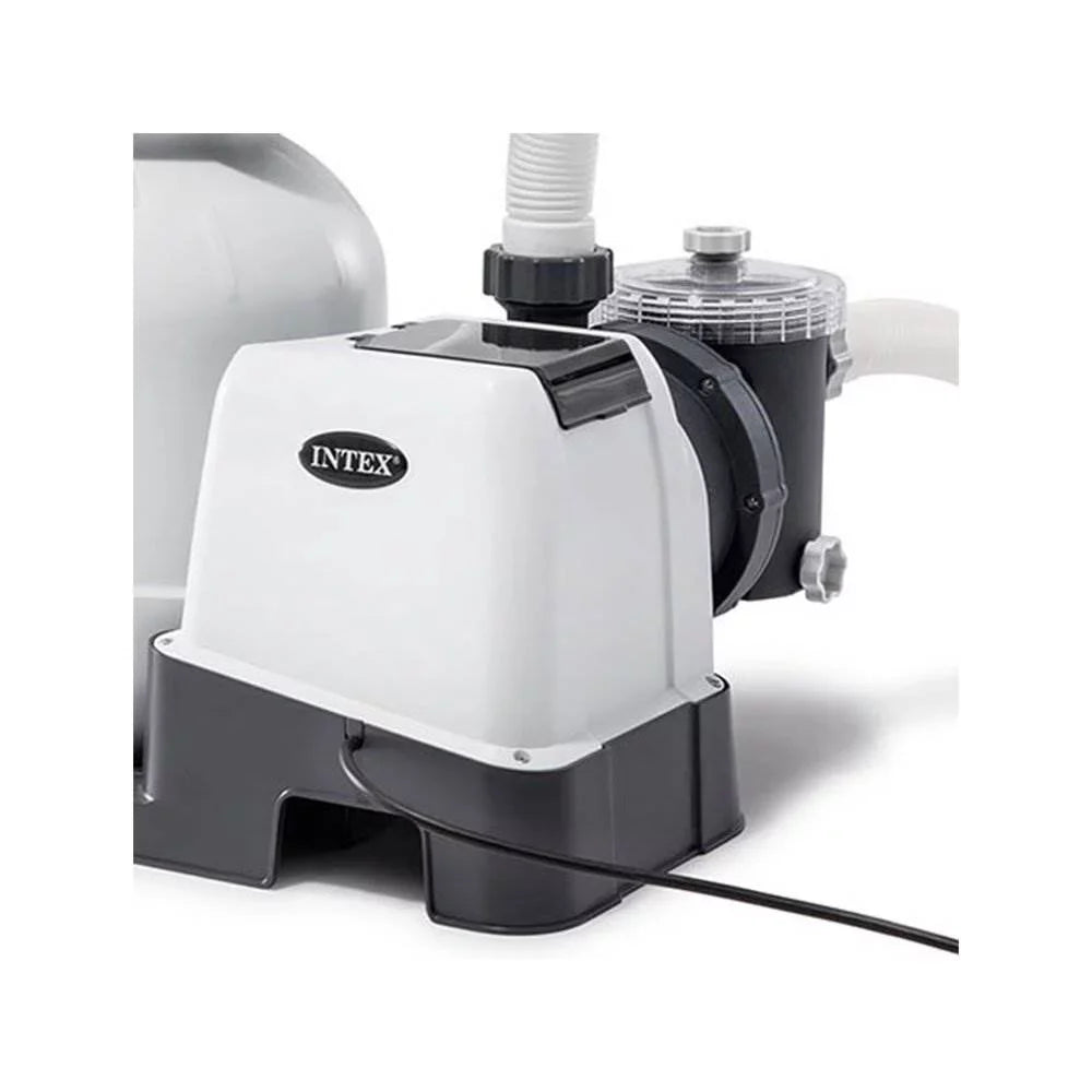 Intex 2100 GPH Pool Sand Filter Pump w/Krystal Clear Saltwater System