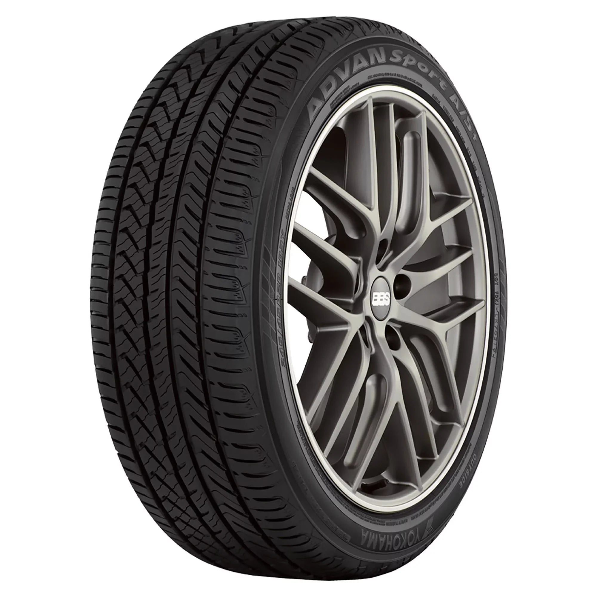 Set of 2 Yokohama Advan Sport A/S Plus 225/45R17 94W XL Tires Fits: 2017-19 Chevrolet Cruze Diesel; 2021 Toyota Corolla S