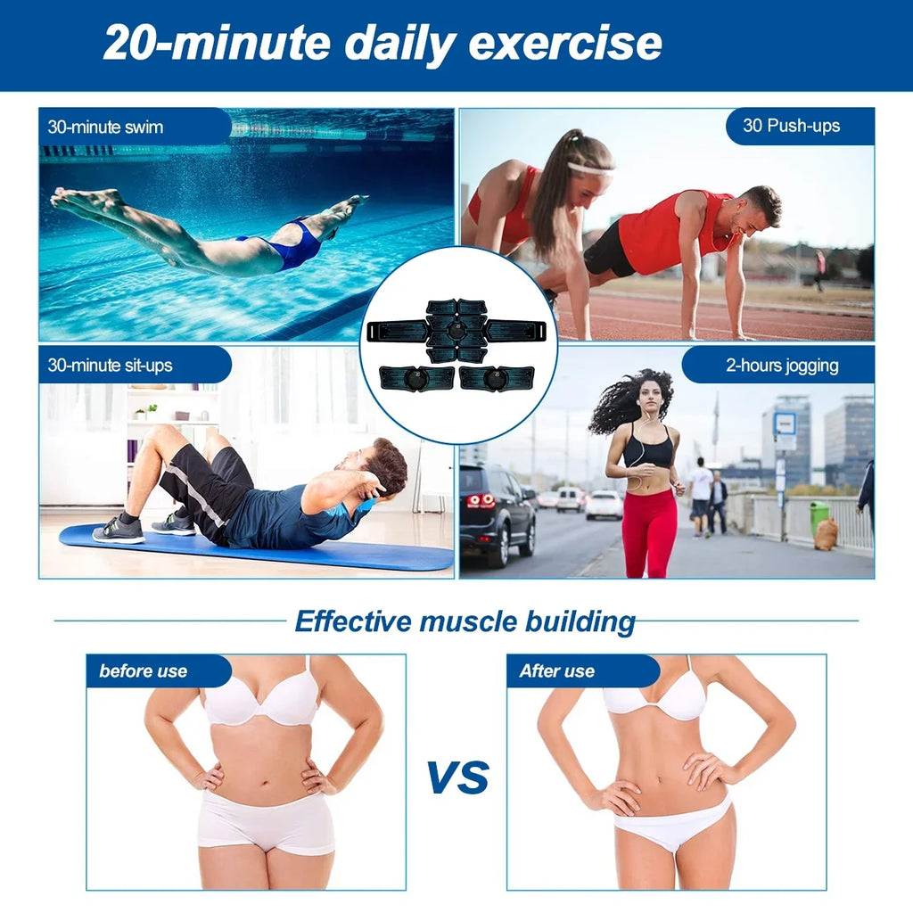 Kepeak ABS Abdominal Toning Trainer; ABS Workout Equipment; Sport Exercise Belt
