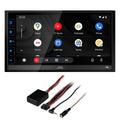 JVC KW-M780BT 6.8" Digital Media Receiver; Compatible With Apple CarPlay / Android Auto with Steering Wheel Interface