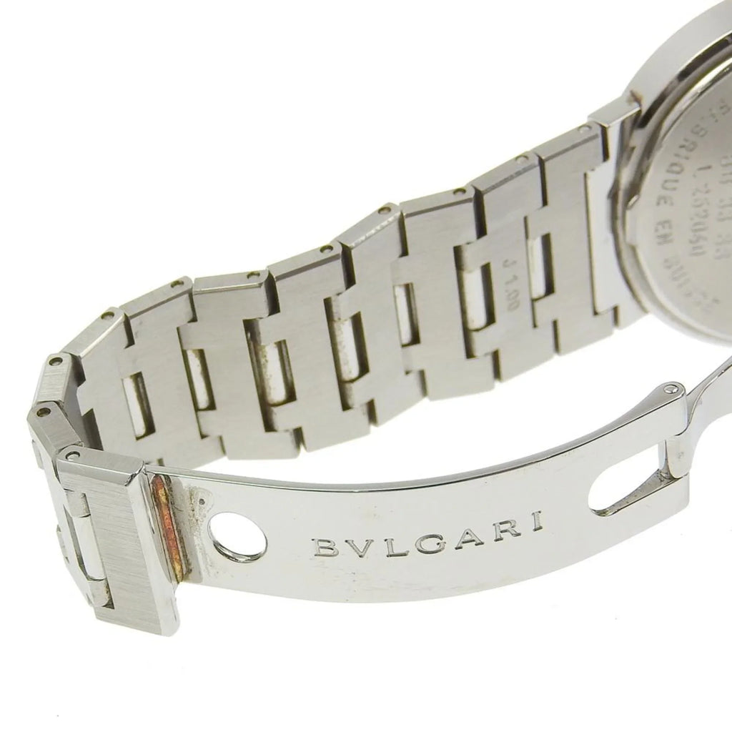 Pre-Owned Bvlgari BVLGARI Watch BB33SS Stainless Steel Quartz Analog Display Black Dial Bulgari Men's I220823033 (Fair)