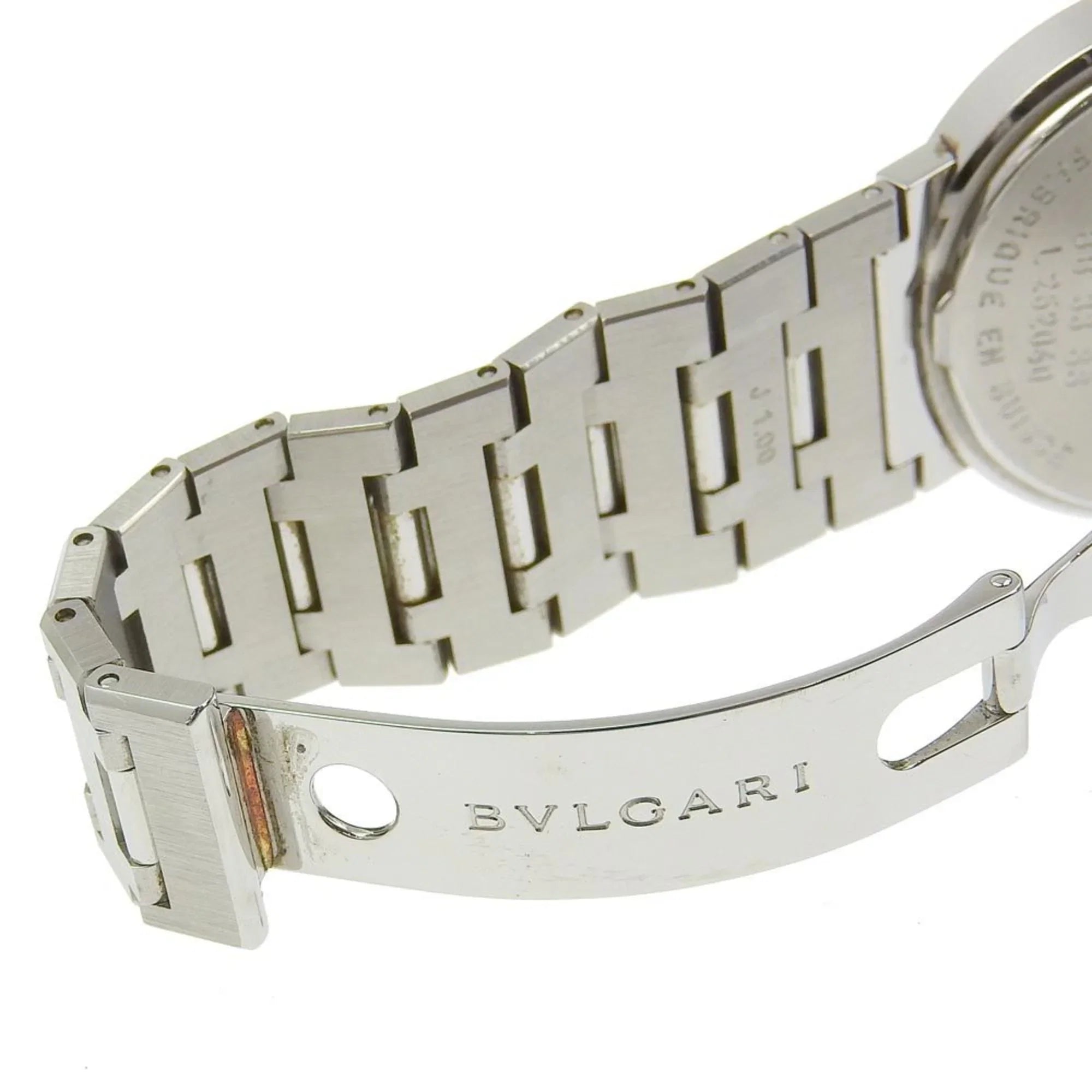 Pre-Owned Bvlgari BVLGARI Watch BB33SS Stainless Steel Quartz Analog Display Black Dial Bulgari Men's I220823033 (Fair)