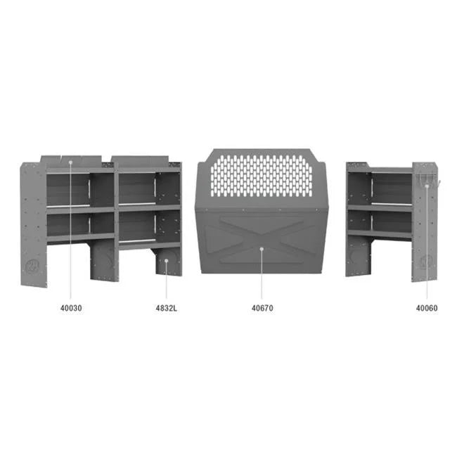 41TCL Deluxe Shelving Pack for 2014-2020 Ford Transit Connect
