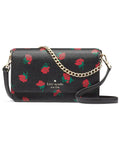 Madison Rose Toss Printed Small Flap Crossbody