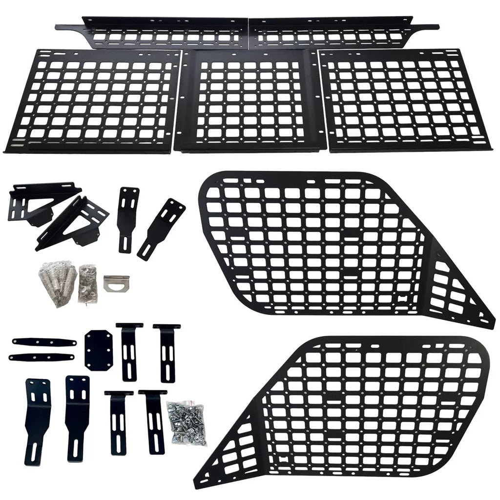BAKOD Molle Storage Window Shelf Set Panel for 2010-2023 Toyota 4Runner Black MSW100 MSPS100