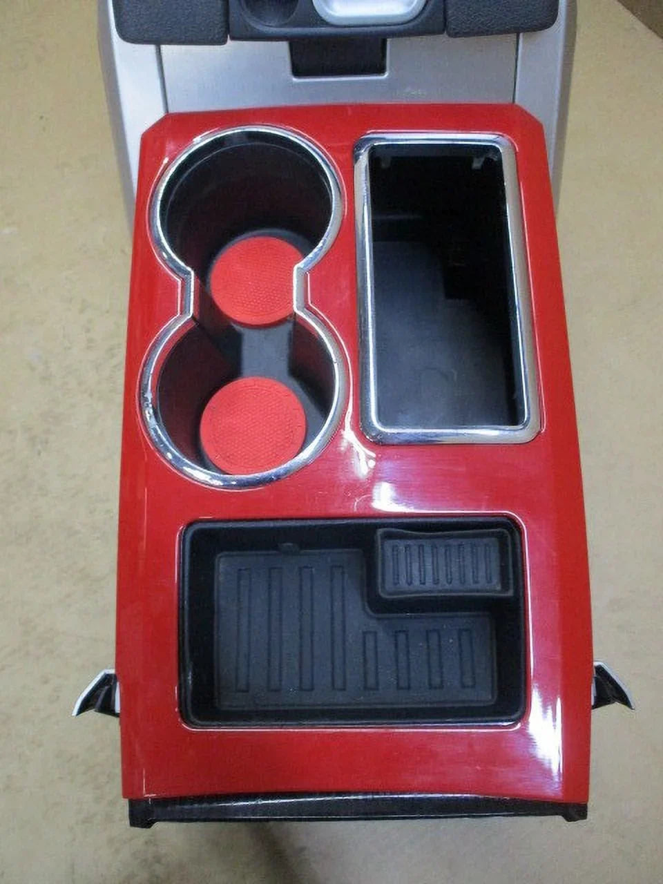 Pre-Owned 2009 Ford F150 Platinum Black Floor Center Console w/ Red Top Trim OEM LKQ (Good)