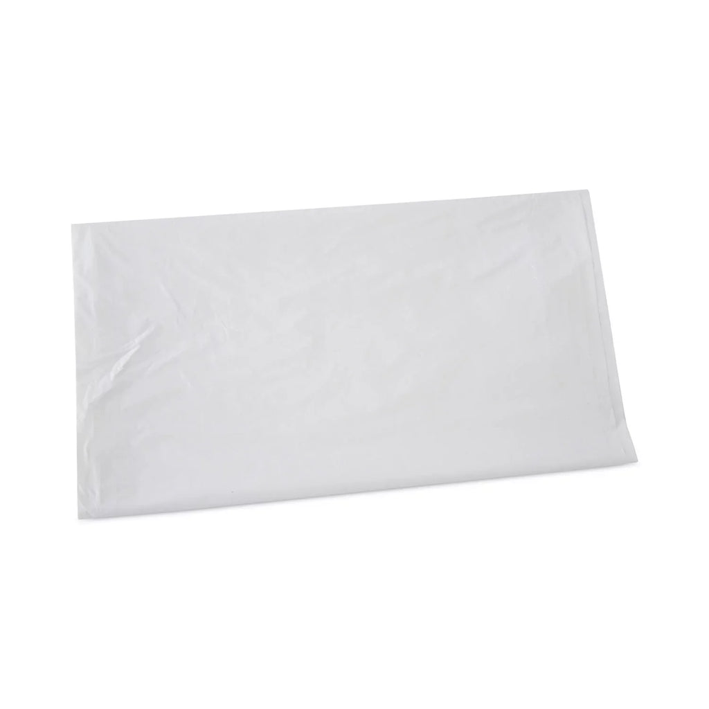 Boardwalk Linear Low Density Industrial Trash Bags; 45 gal; 0.9 mil; 40 x 46; White; 100/Carton