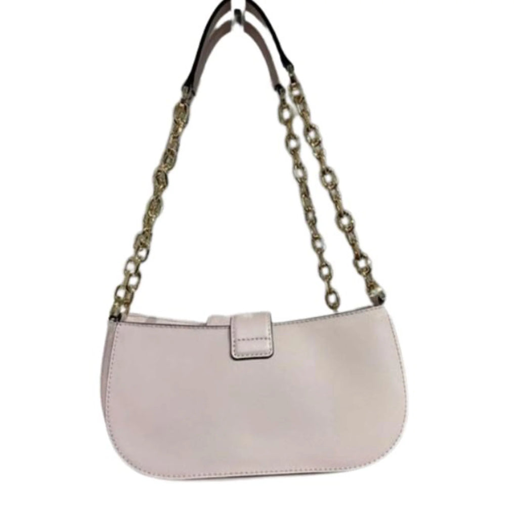 Michael Kors Womens Carmen XS Leather Pouchette Shoulder Bag (Powder Blush) 35F2GNMC0L-424