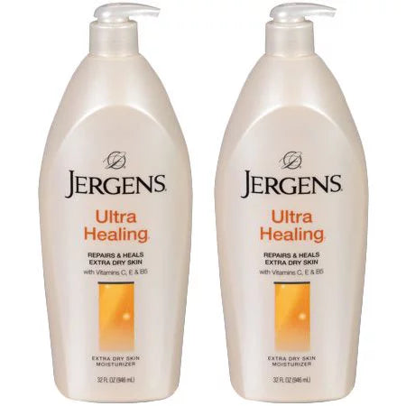 Jergens Ultra Healing Extra Dry Skin Moisturizer 32 oz (Pack of 2)